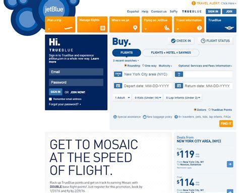 is jetblue website down, or is it just a digital illusion?